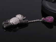 Load image into Gallery viewer, AAA Cubic Zirconia Panda